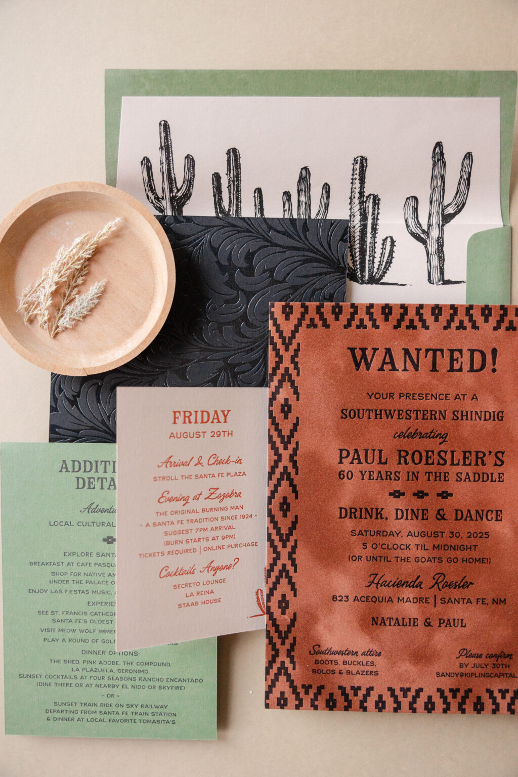 Southwestern Birthday Invitation
