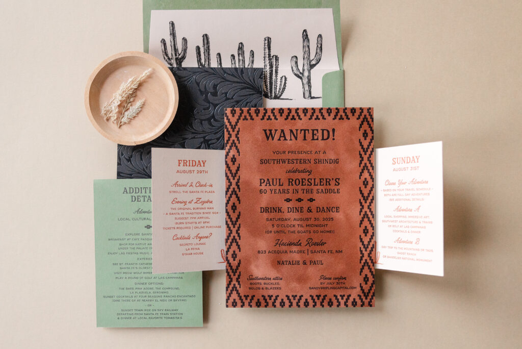 Southwestern Birthday Invitation