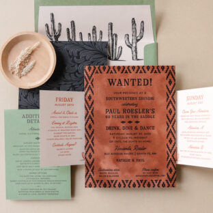 Southwestern Birthday Invitation