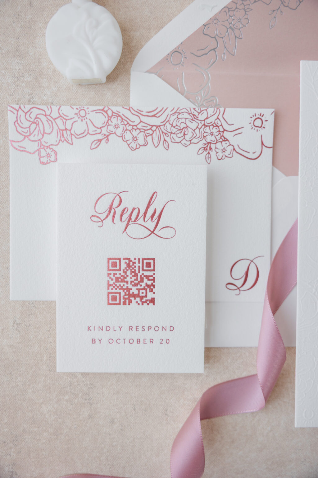 Foil RSVP Card