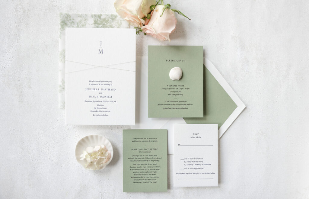 Letterpress Wedding Stationery