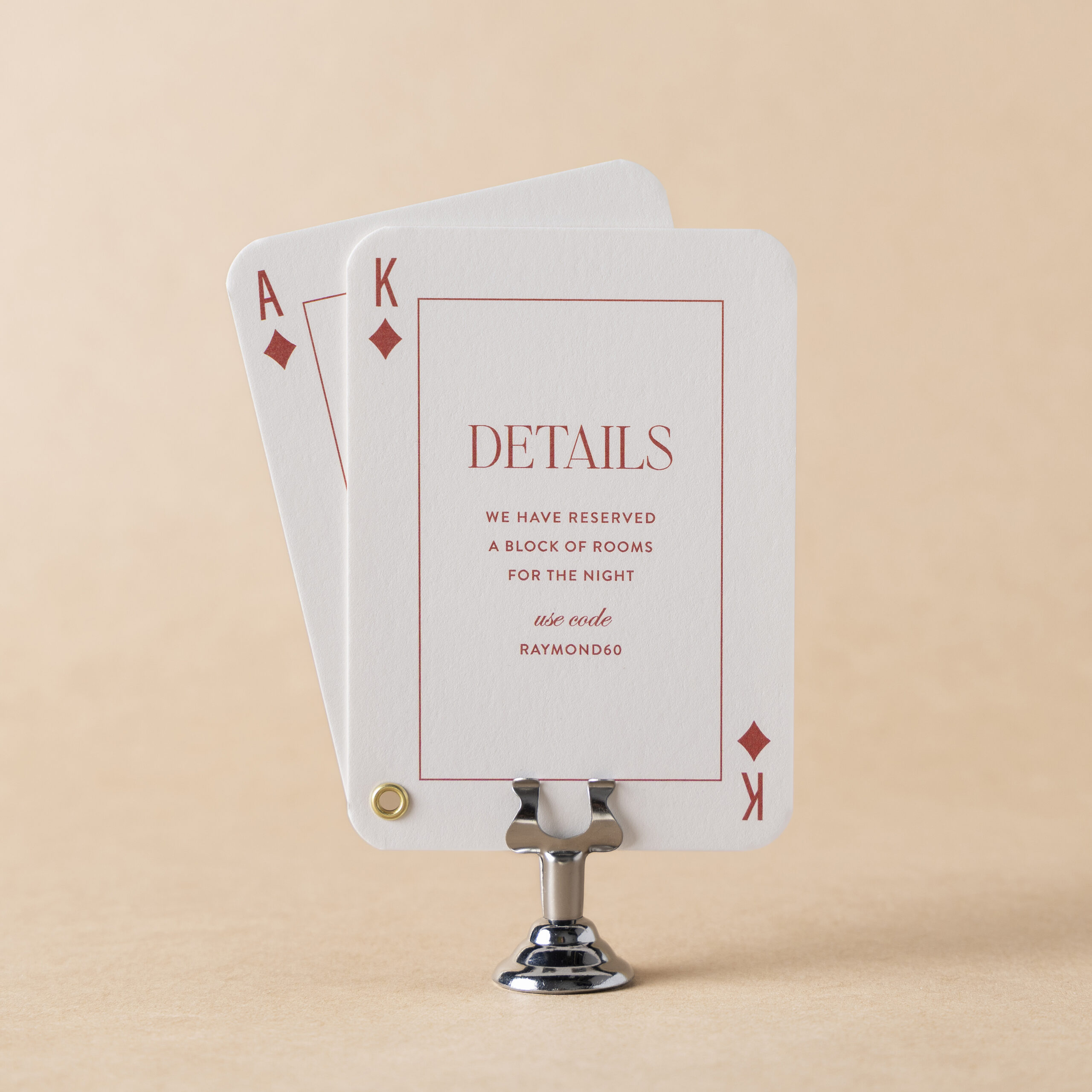 Raymond Reply Card design
