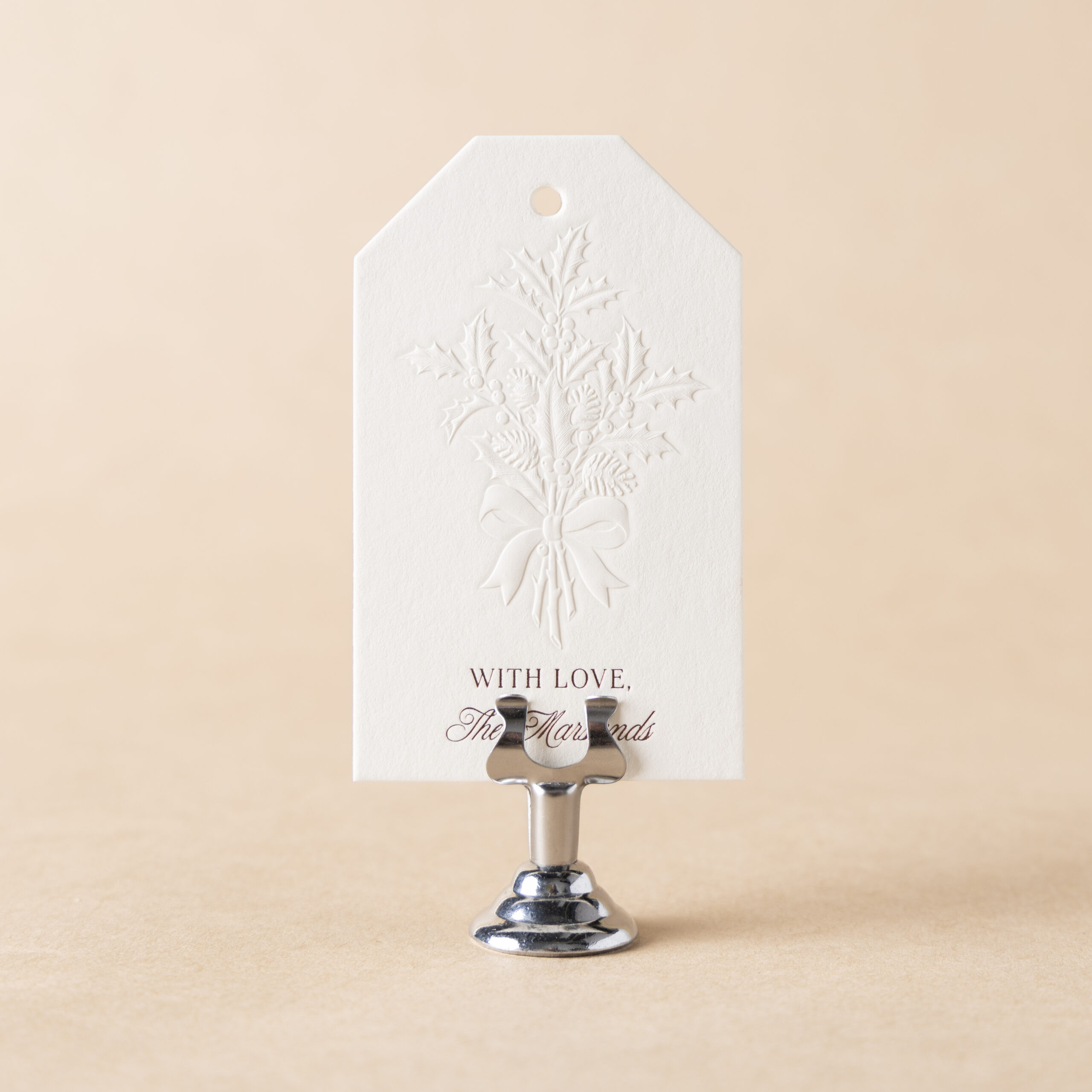 Marsand Holiday Gift Tag design