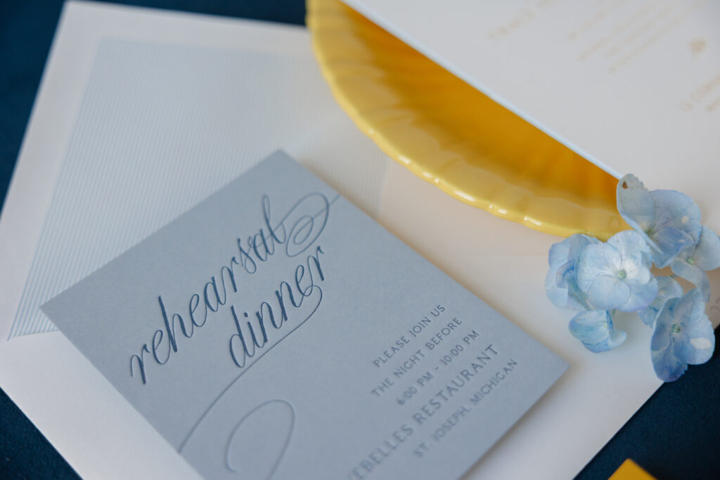 Tonal Rehearsal Dinner Invite