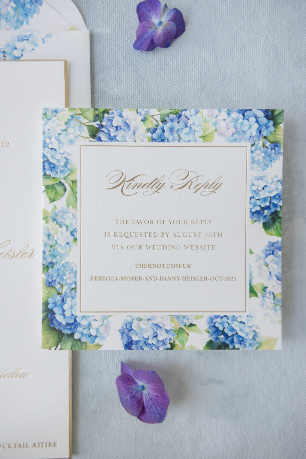 Garden-Inspired Reply Card