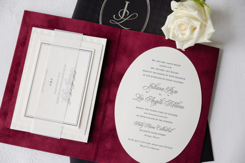 Moody Modern Black-Tie Wedding Suite
