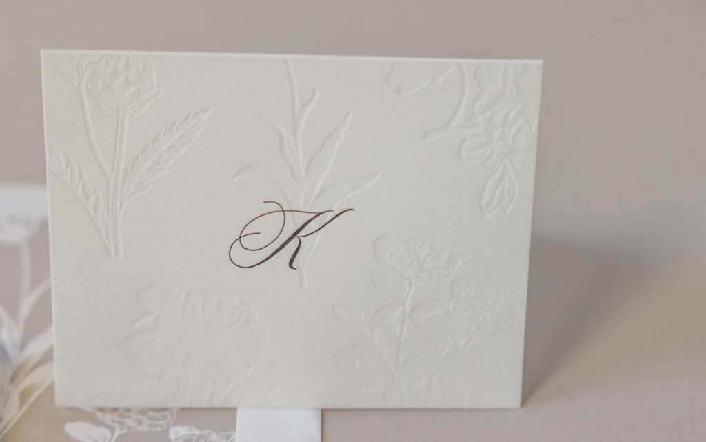 Botanical Folded Thank You Card