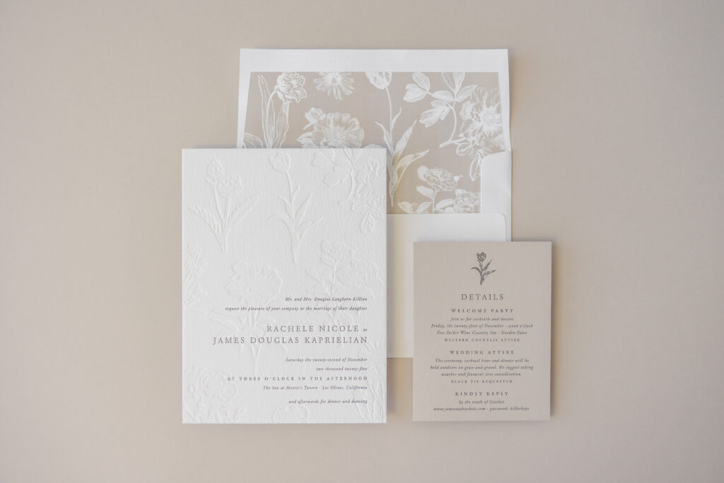 Floral Wedding Stationery