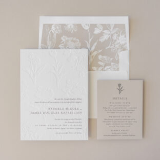 Floral Wedding Stationery