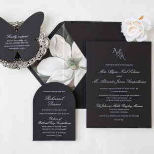 Dramatic Wedding Stationery
