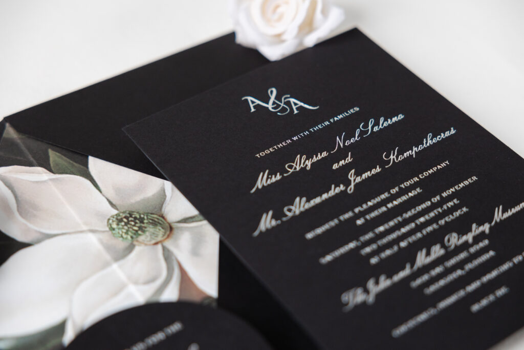 Black-Tie Wedding Invitation