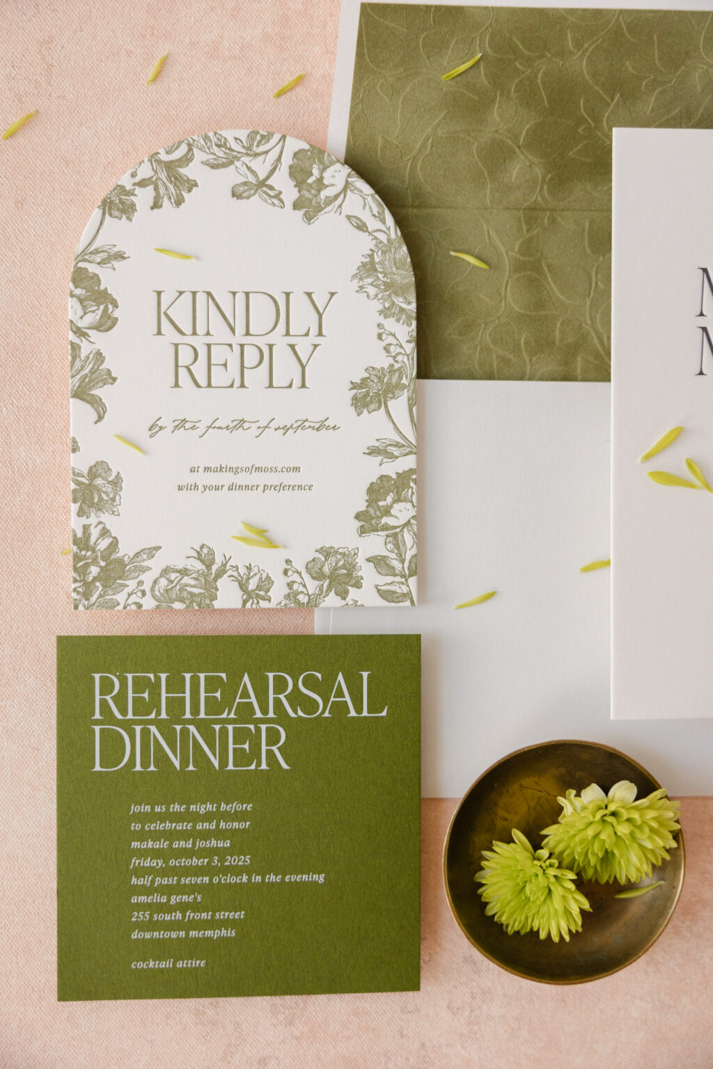 Garden Inspired Wedding Stationery