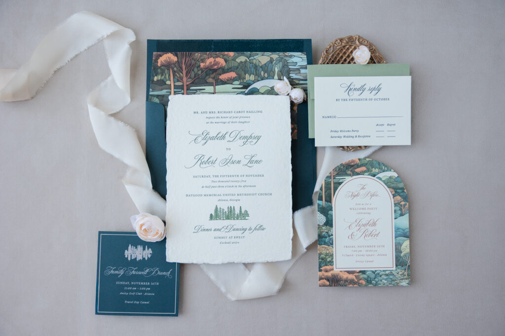 Romantic Woodland Wedding Stationery