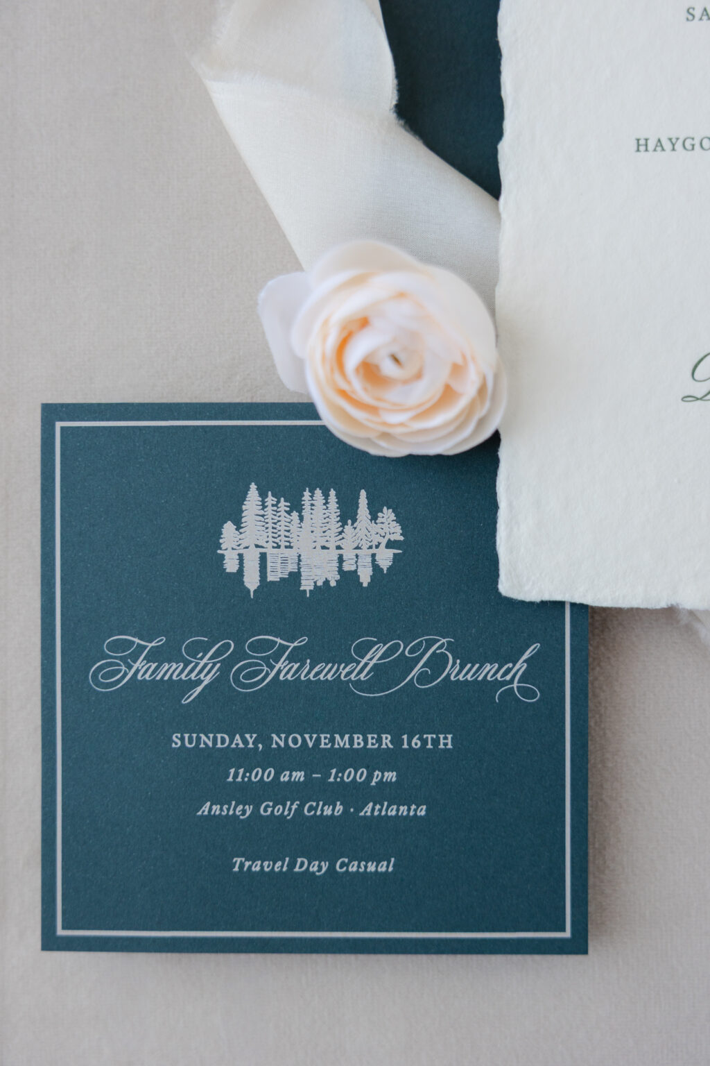 Brunch Card with Nature Design