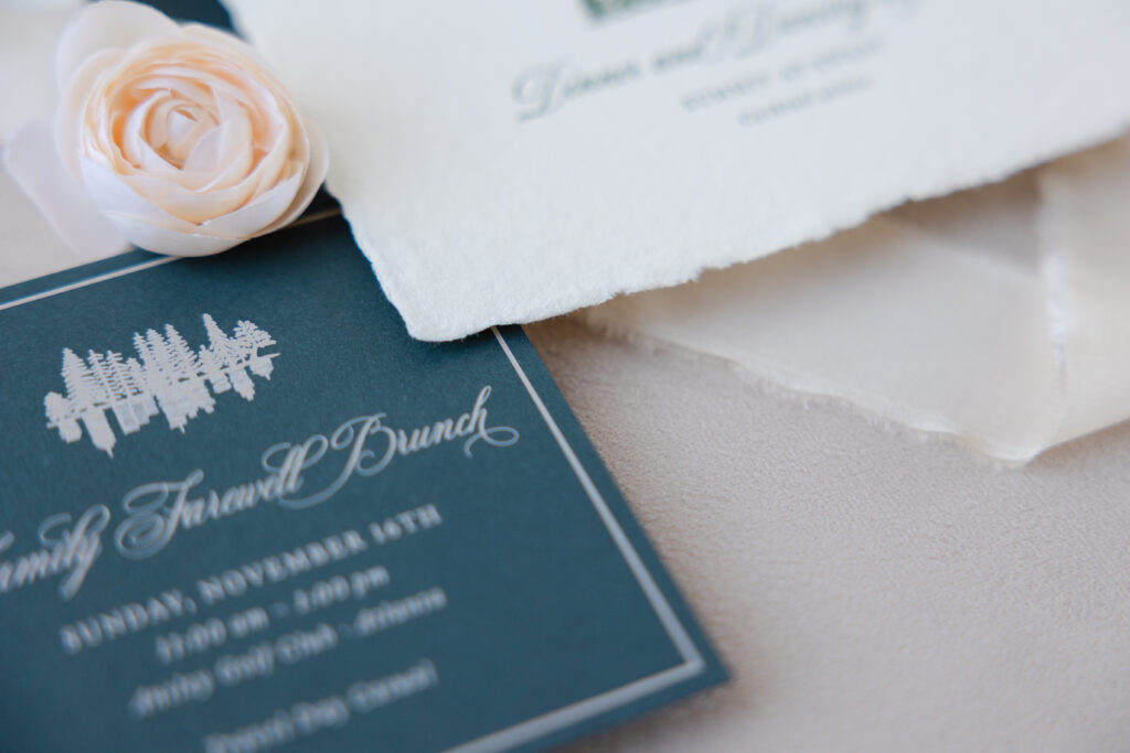 Deckle Edge Wedding Invitation