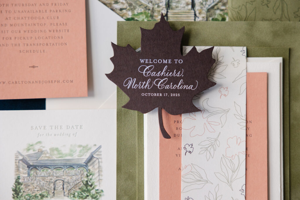 Romantic Fall Wedding Invitation