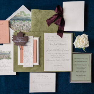 North Carolina Wedding Stationery Suite