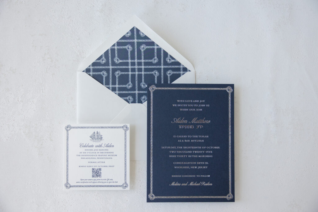 Maritime Theme Invitation Suite