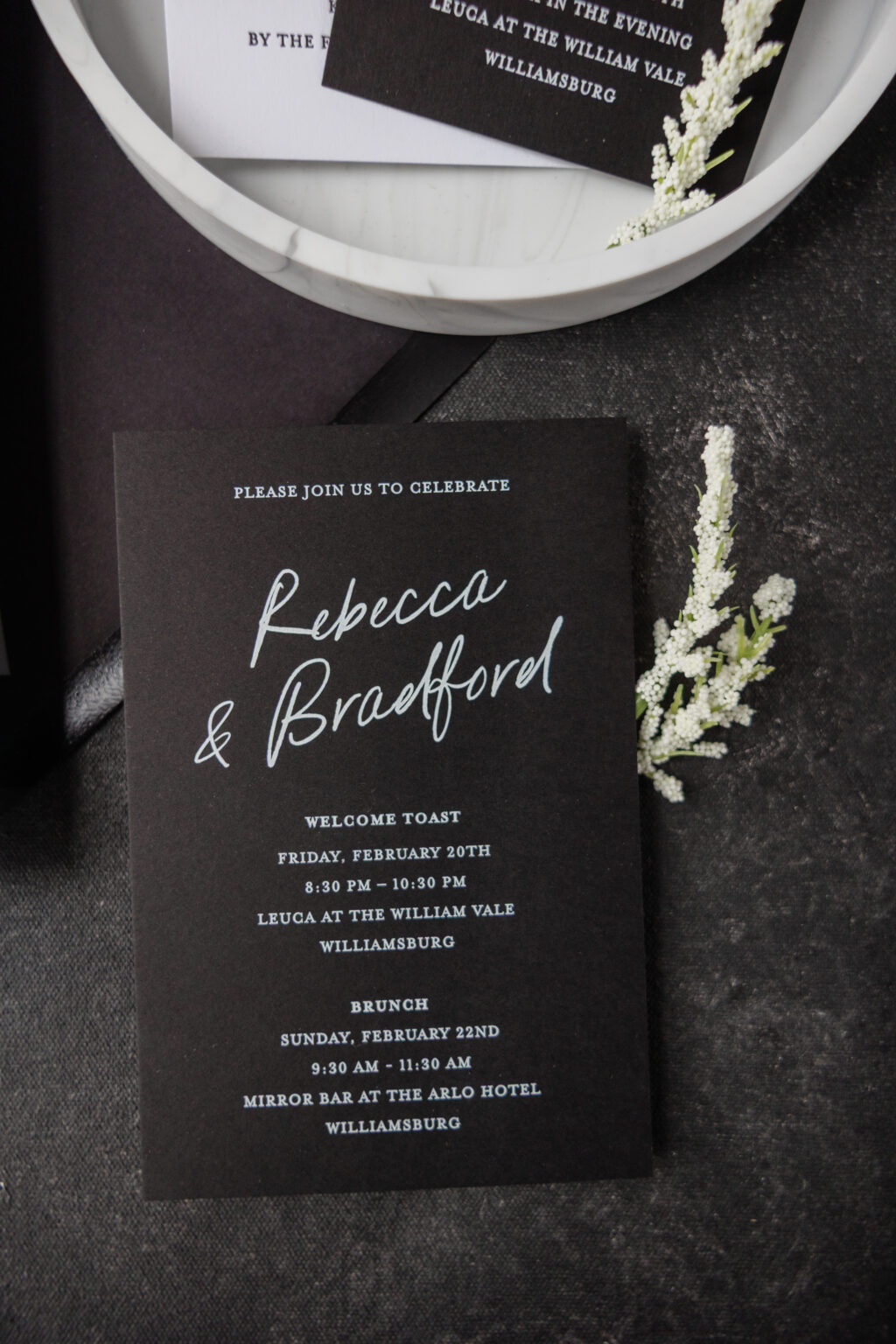 Modern Minimalist Invitations