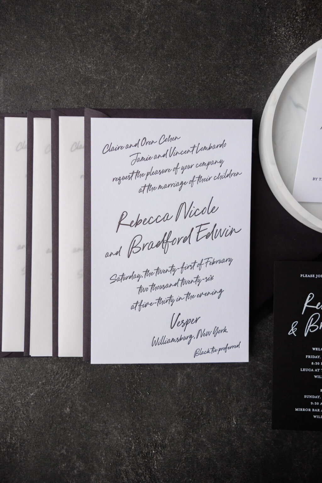 Modern Minimalist Invitations