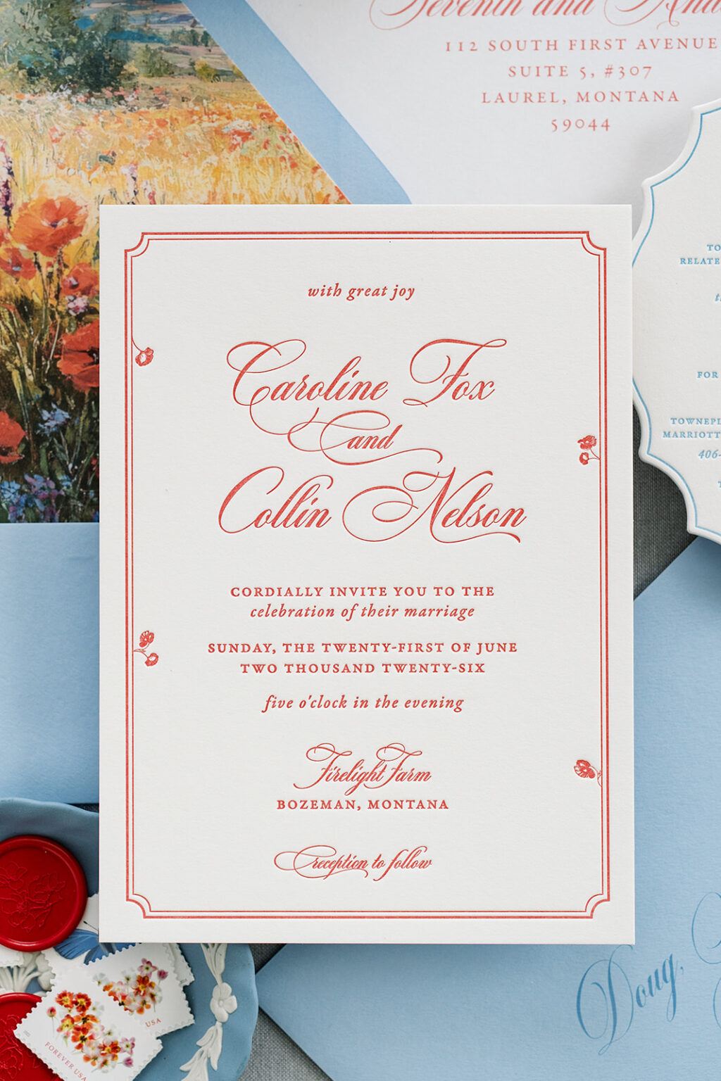Bella Figura Refined Rustic Wedding Invitations