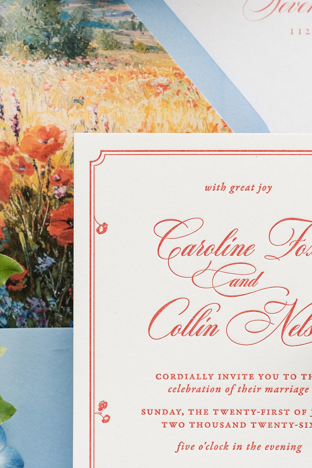Bella Figura Letterpress Wedding Stationery
