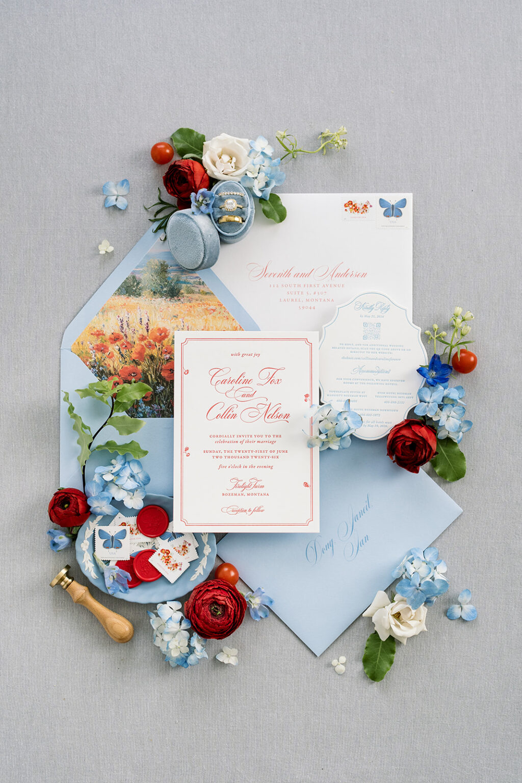 Bella Figura Montana Wedding Stationery