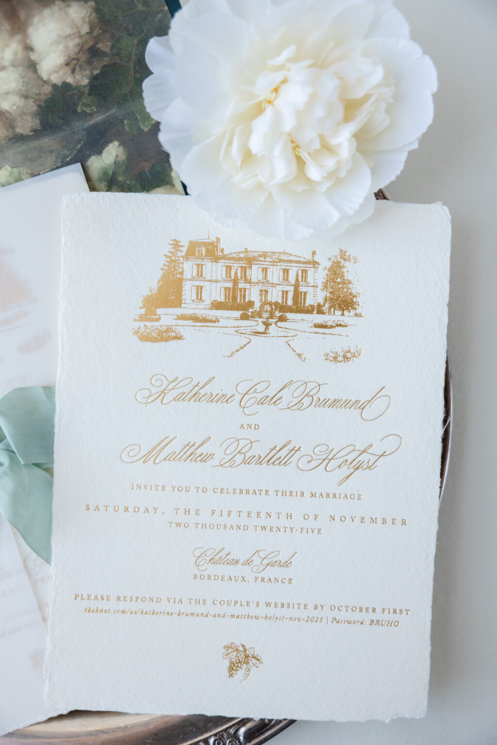 French Estate Wedding Invitations