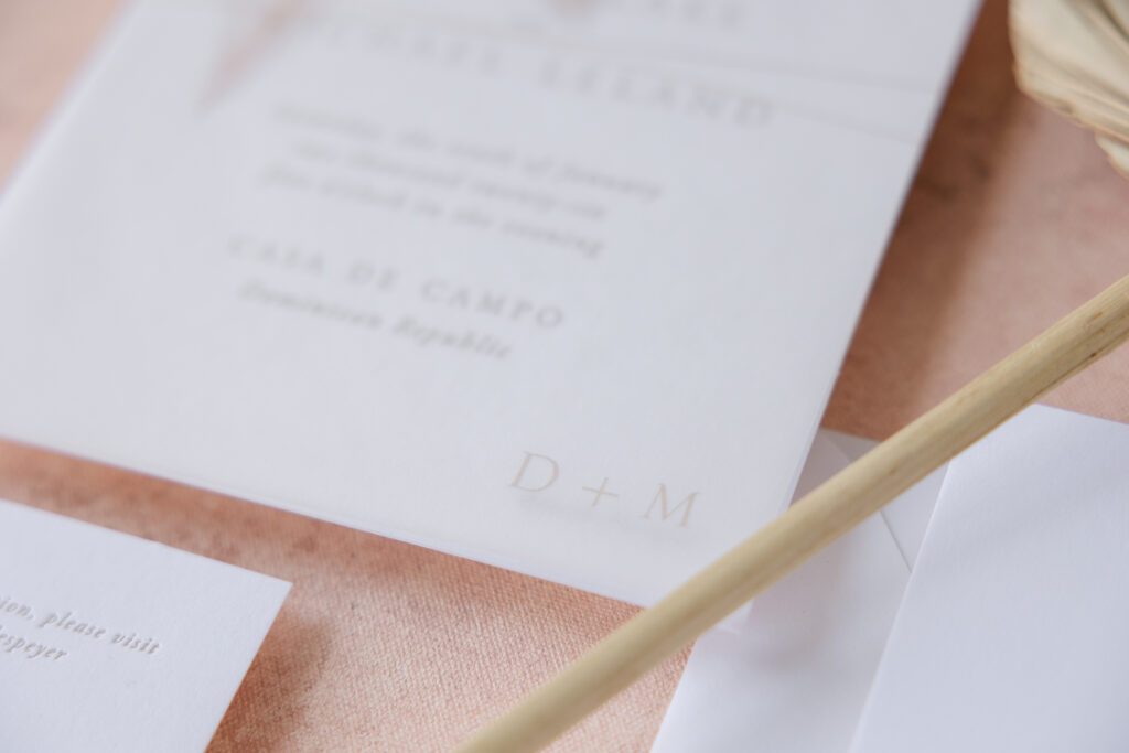Wedding Stationery with Tropical Elegance