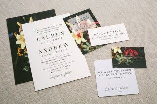 Exeter wedding invitations from Smock