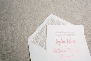Prospect wedding invitations from Smock