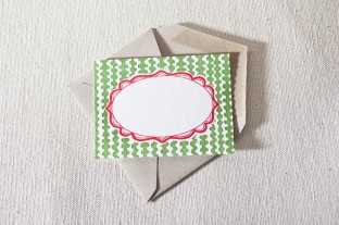 Be Merry letterpress gift tags