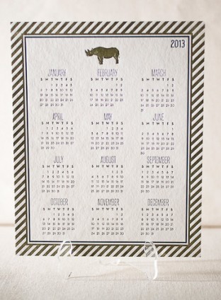 photo of valet calendar