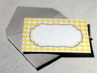 Pollen letterpress gift tags