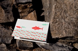 Fin - Smock's newest addition to their change the world letterpress card series