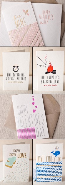 These love cards from Smock are quirky and sweet for Valentine's Day