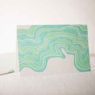 Fracking letterpress cards