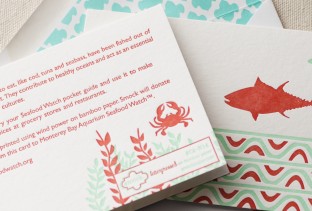Fin letterpress cards