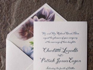 Altar custom letterpress sample 02