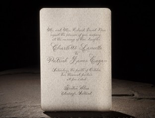 Altar letterpress sample 01