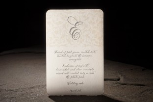 Altar letterpress sample 06