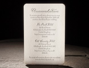 Altar letterpress sample 10