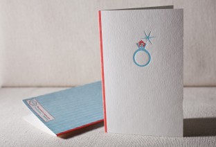 Got Bling? letterpress card