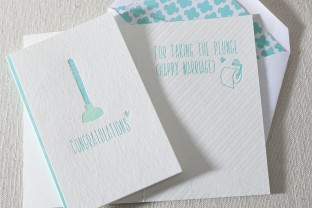 Plunger letterpress card 2
