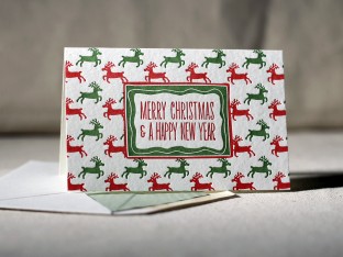 Dasher letterpress cards