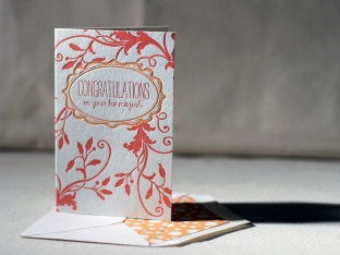 Sorbet Mitzvah letterpress card