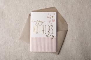 Heartfelt mothers day letterpress card 2