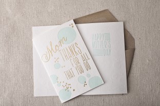 Mom for all you do letterpress card 2