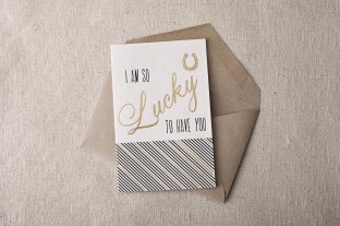 Lucky to have you letterpress 2