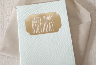Gazar Birthday letterpress and foil card 2